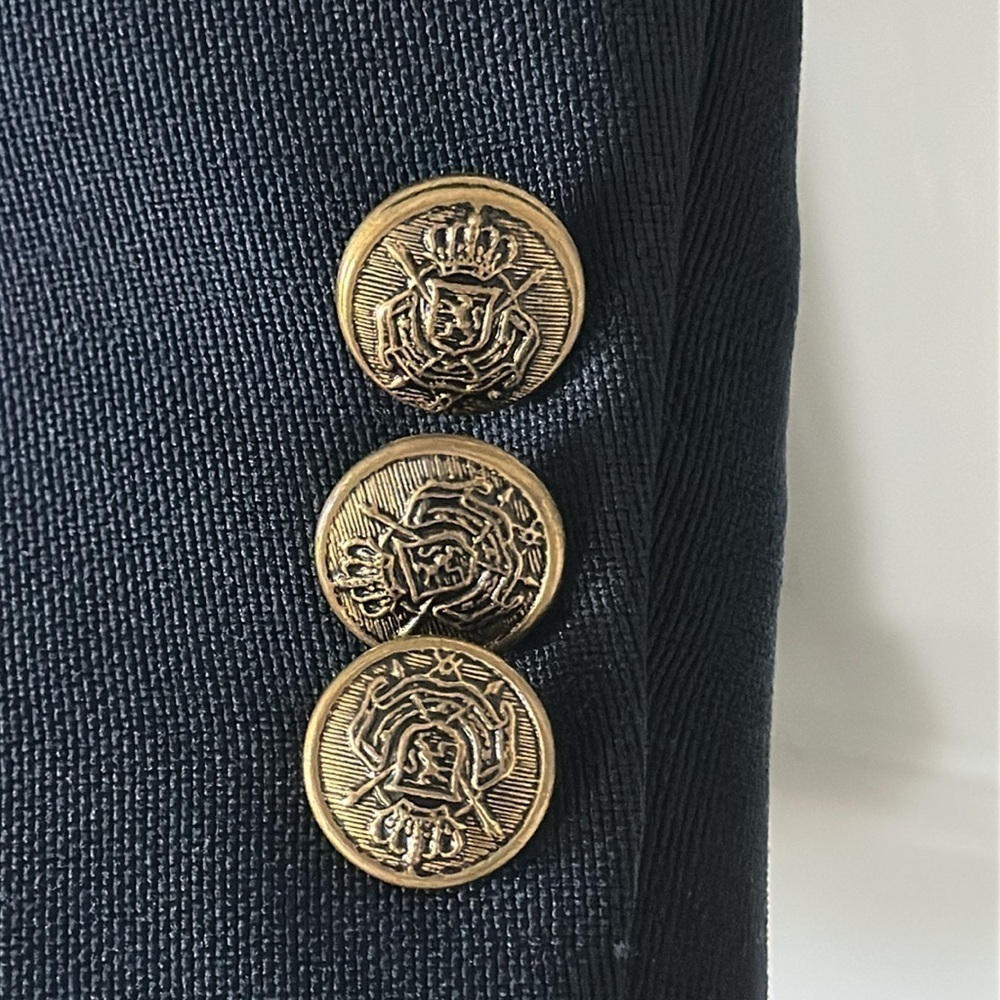HAGGAR Men’s Navy Blazer Size 38 - Picture 7 of 10